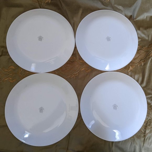 Corelle Impressions Splendor Vitrelle Glass Round Dinner Plate Plates Set of 4 - Picture 4 of 6